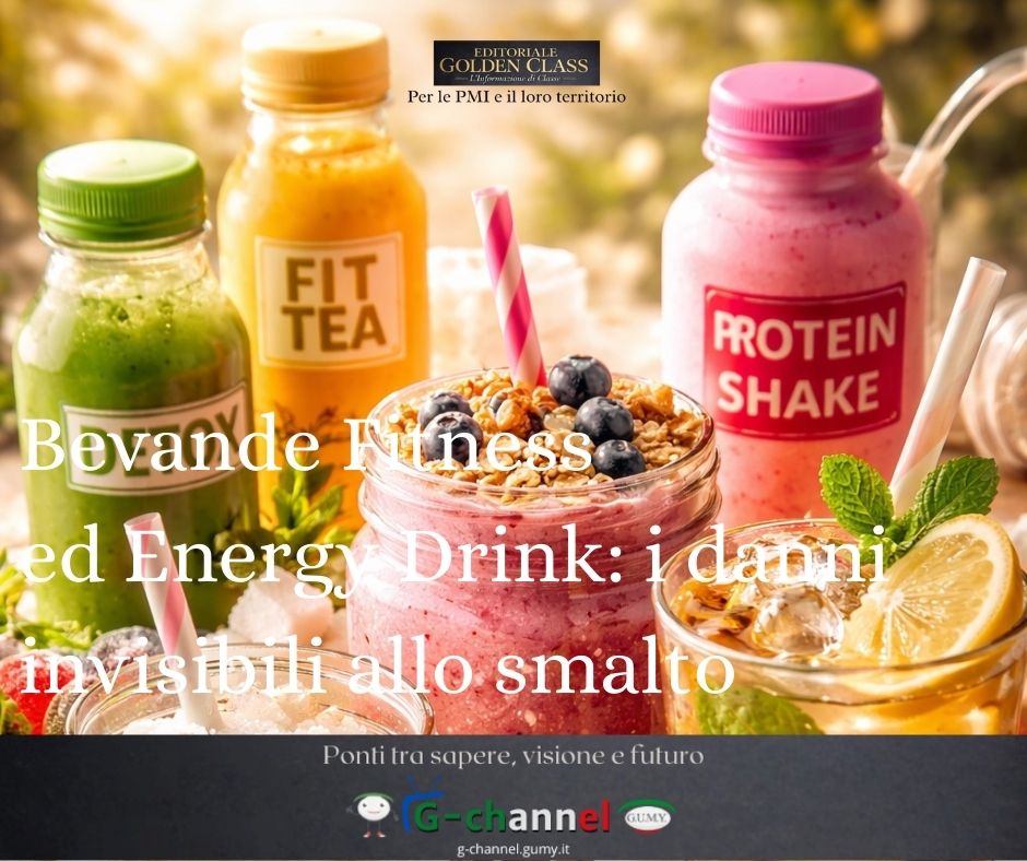 Bevande Fitness ed Energy Drink: i danni invisibili allo smalto
